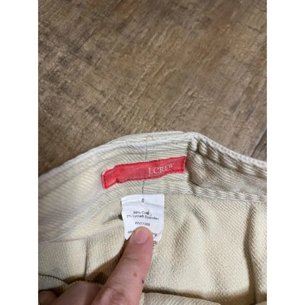 J Crew Pants Womens Size 8 Beige